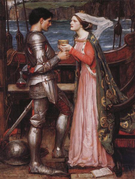 John William Waterhouse Tristram and Isolde Norge oil painting art